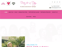 Tablet Screenshot of divaforaday.org